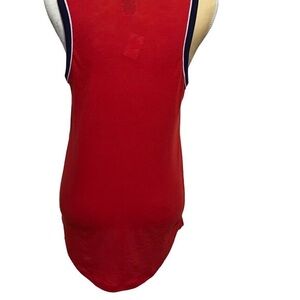 Chic Red Sleeveless Tank Top